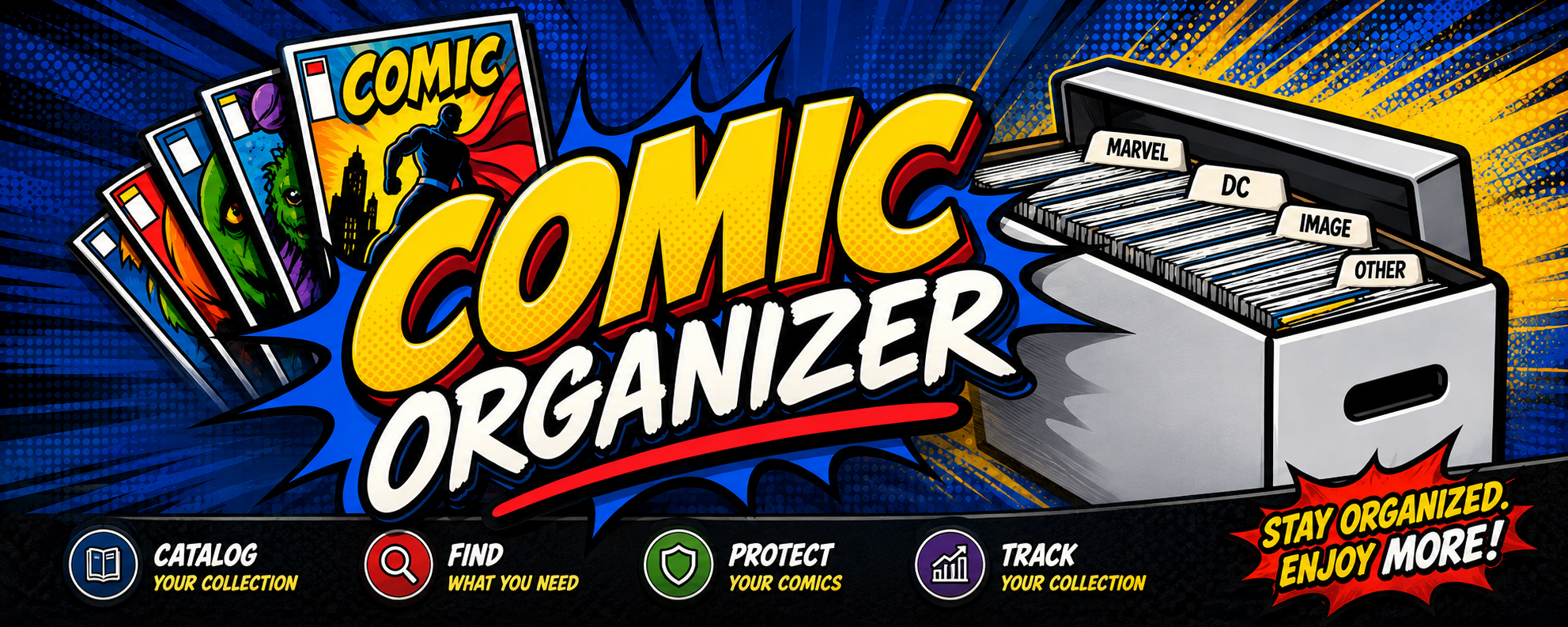Comic Organizer project preview