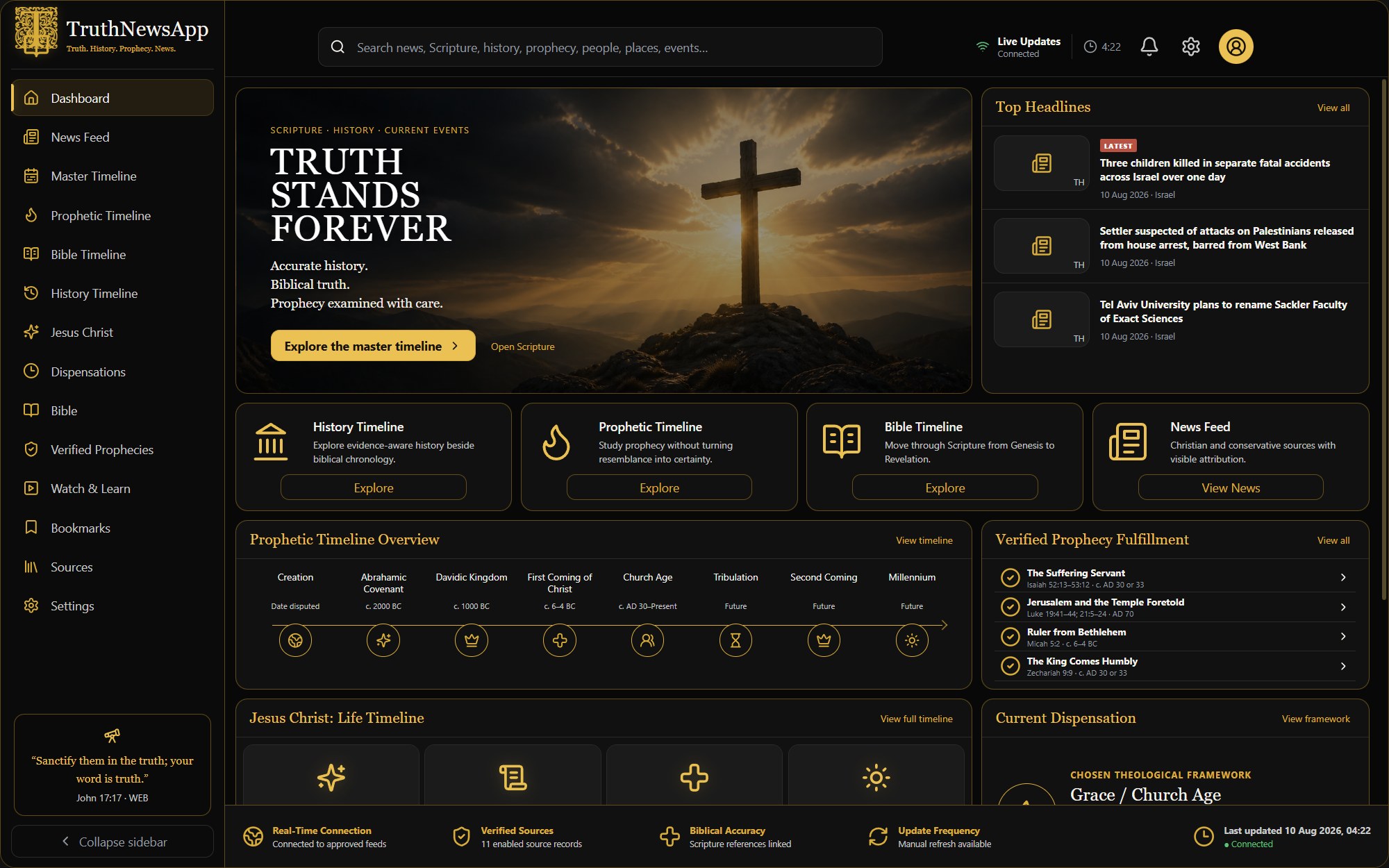 Truth News project preview